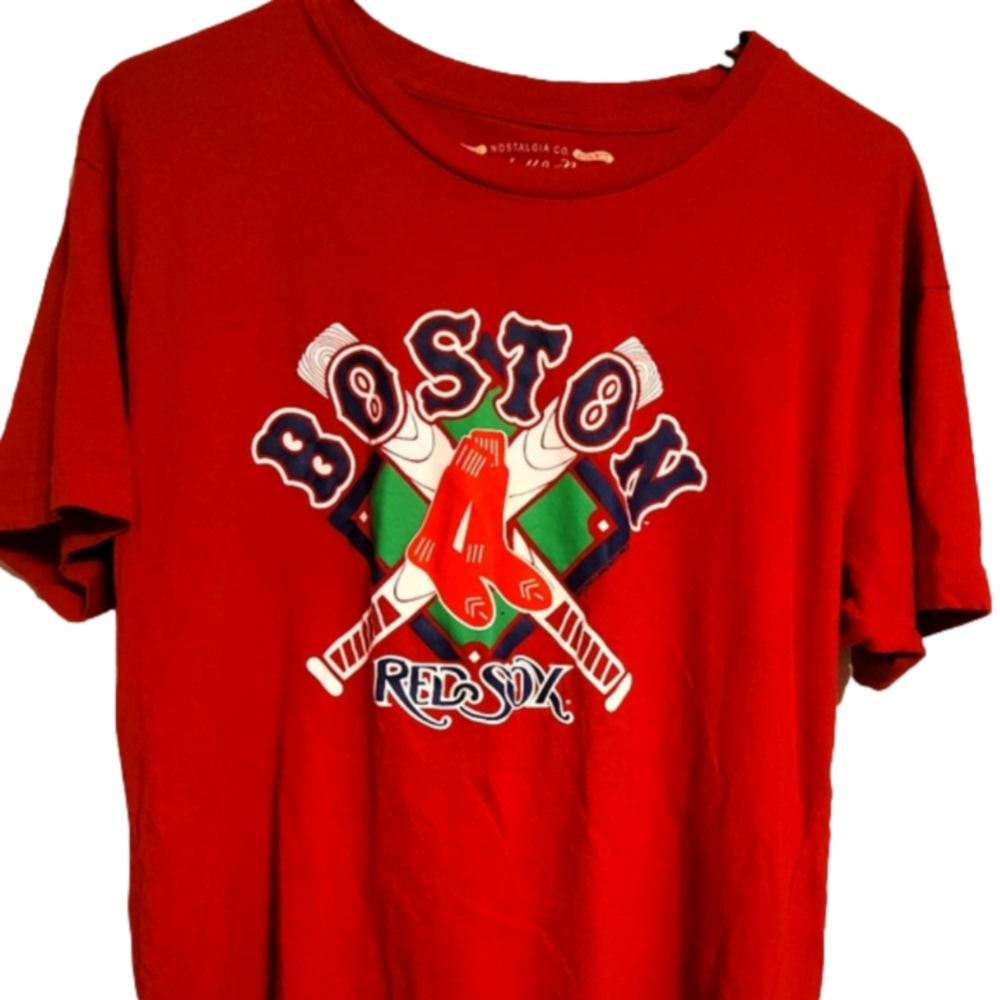 Boston Red Sox Mitchell and Ness tee-shirt/ Cooperstown Collection